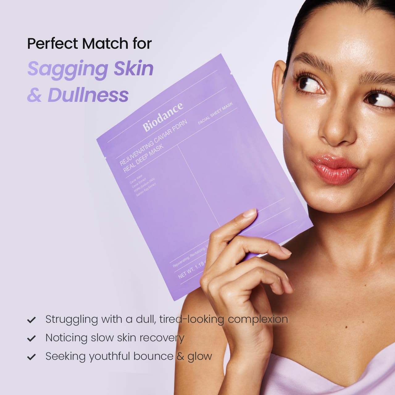 BIODANCE Bio-Collagen Real Deep Mask, Hydrating Overnight Hydrogel Face Mask, Pore Minimizing, Elasticity, Plumping, Travel Essentials & Self Care Gifts for Women, Korean Skin Care | 1.19oz(34g) x 4ea